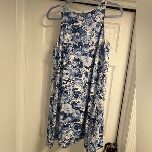 Abercrombie & Fitch Blue Floral Dress
